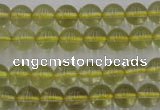 CLQ152 15.5 inches 8mm round natural lemon quartz beads wholesale