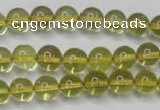 CLQ201 15.5 inches 6mm round natural lemon quartz beads wholesale