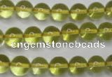 CLQ204 15.5 inches 12mm round natural lemon quartz beads wholesale