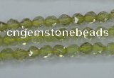 CLQ301 15.5 inches 6mm faceted nuggets lemon quartz beads