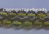 CLQ351 15 inches 6mm round natural lemon quartz beads wholesale