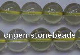 CLQ353 15 inches 10mm round natural lemon quartz beads wholesale