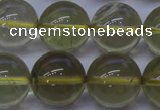 CLQ354 15 inches 12mm round natural lemon quartz beads wholesale