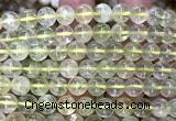 CLQ362 15 inches 8mm round lemon quartz gemstone beads