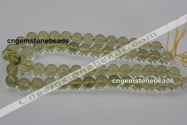 CLQ51 15.5 inches 8mm round natural lemon quartz beads wholesale