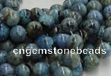 CLR02 16 inches 8mm round larimar gemstone beads wholesale