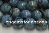 CLR05 16 inches 14mm round larimar gemstone beads wholesale