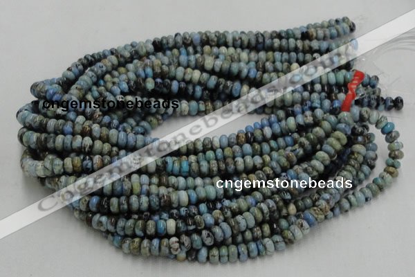 CLR06 16 inches 5*8mm rondelle larimar gemstone beads wholesale