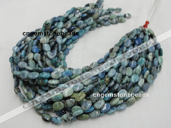 CLR12 16 inches 12*16mm oval larimar gemstone beads wholesale