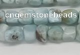CLR133 15.5 inches 4*6mm - 5*8mm chips natural larimar gemstone beads