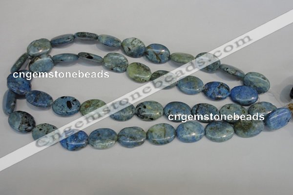 CLR215 15.5 inches 15*20mm oval larimar gemstone beads