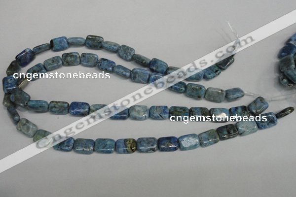 CLR220 15.5 inches 10*14mm rectangle larimar gemstone beads