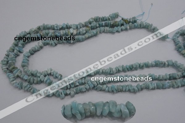 CLR31 15.5 inches natural larimar gemstone chip beads wholesale