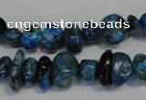 CLR315 15.5 inches 6*12mm nuggets dyed larimar gemstone beads