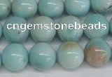 CLR353 15.5 inches 10mm round dyed larimar gemstone beads