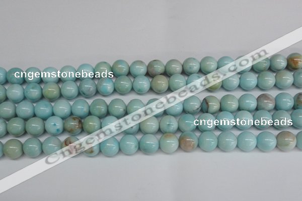 CLR353 15.5 inches 10mm round dyed larimar gemstone beads