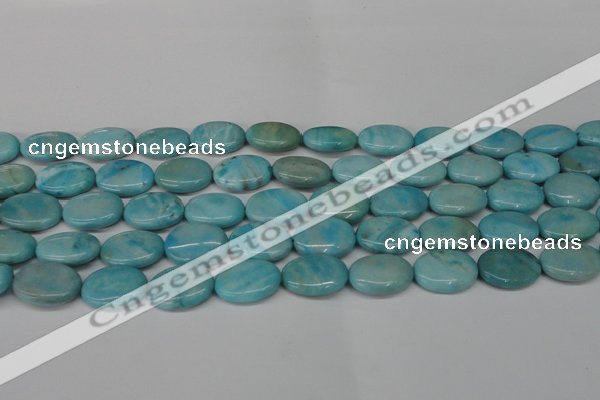 CLR374 15.5 inches 13*18mm oval dyed larimar gemstone beads