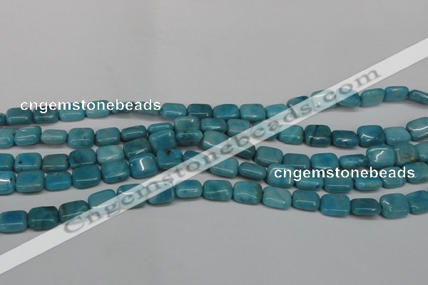 CLR390 15.5 inches 8*10mm rectangle dyed larimar gemstone beads