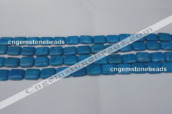 CLR440 15.5 inches 8*12mm rectangle dyed larimar gemstone beads