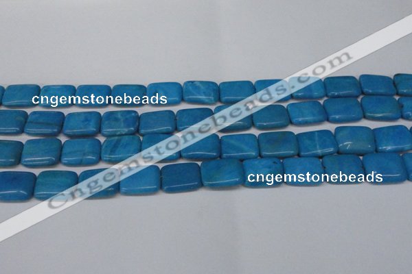 CLR441 15.5 inches 10*14mm rectangle dyed larimar gemstone beads