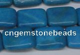 CLR442 15.5 inches 12*16mm rectangle dyed larimar gemstone beads