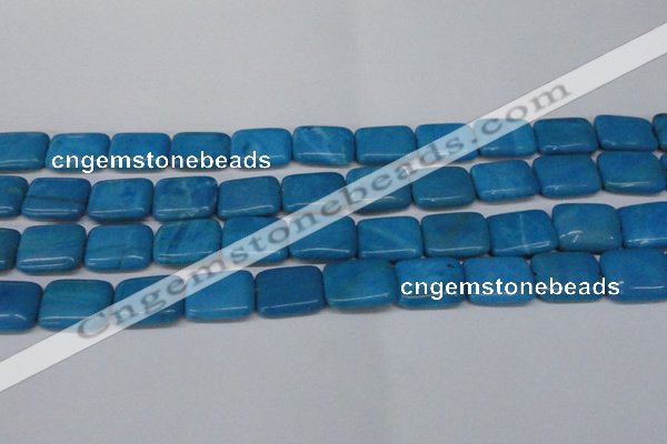 CLR442 15.5 inches 12*16mm rectangle dyed larimar gemstone beads