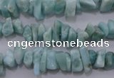 CLR45 15.5 inches 3*8mm – 4*10mm natural larimar chips beads