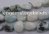 CLR51 15.5 inches 8*10mm – 12*16mm nuggets natural larimar beads