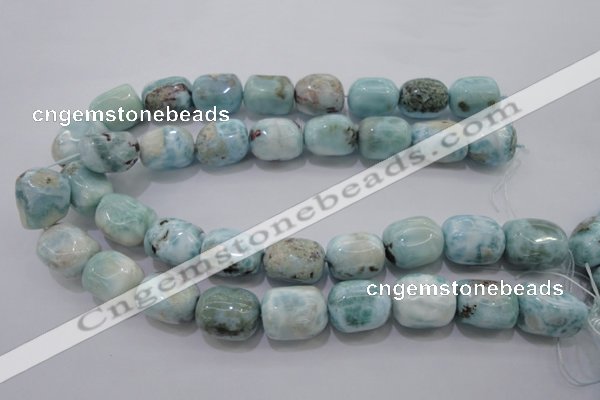 CLR53 15.5 inches 15*20mm – 18*22mm nuggets natural larimar beads