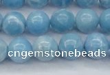 CLR603 15.5 inches 10mm round imitation larimar beads wholesale