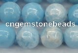 CLR605 15.5 inches 14mm round imitation larimar beads wholesale