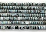CLR627 15.5 inches 5*8mm rondelle larimar gemstone beads