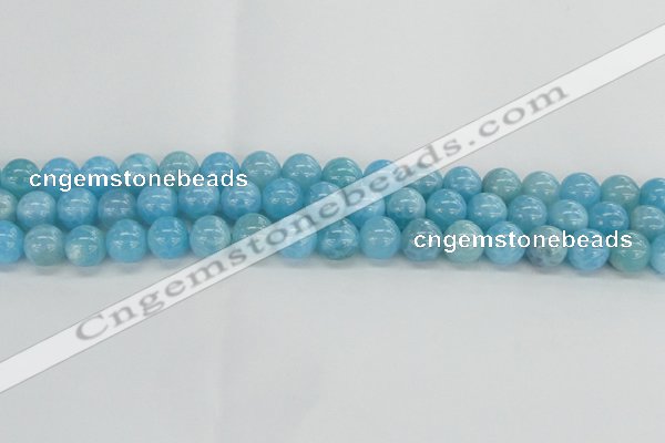 CLR72 15.5 inches 10mm round imitation larimar beads wholesale