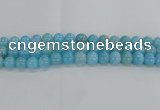 CLR73 15.5 inches 12mm round imitation larimar beads wholesale