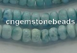 CLR78 15.5 inches 4*6mm rondelle natural larimar gemstone beads