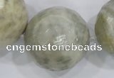 CLS04 15.5 inches 30mm faceted round large fossil coral beads