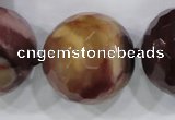 CLS07 15.5 inches 30mm faceted round large mookaite gemstone beads