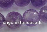 CLS153 15.5 inches 20mm faceted round lavender amethyst beads