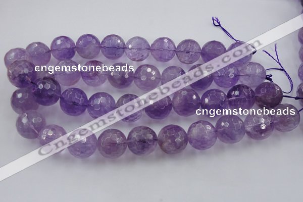 CLS153 15.5 inches 20mm faceted round lavender amethyst beads