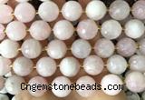 CLS410 15 inches 16mm faceted round rose quartz gemstone beads