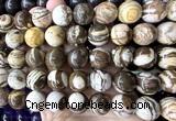 CLS633 15 inches 16mm round Australian zebra jasper beads