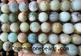 CLS641 15 inches 16mm round colorful amazonite beads wholesale