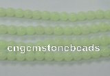 CLU01 15.5 inches 4mm round luminous stone beads wholesale