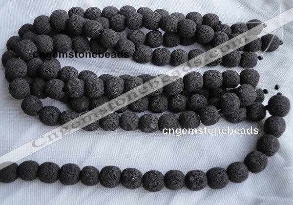 CLV01 14 inches 14*15mm roundel natural lava beads wholesale