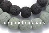 CLV02 14 inches 12mm ball natural lava loose beads wholesale