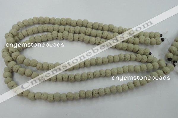 CLV352 15.5 inches 8mm ball dyed lava beads wholesale