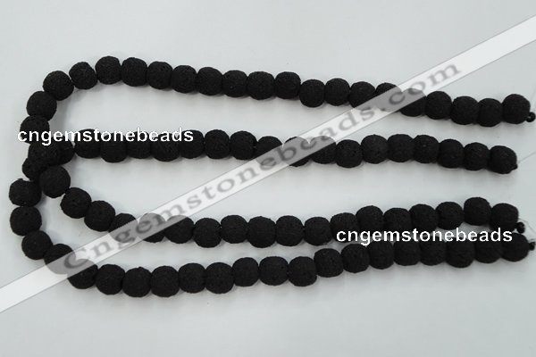 CLV379 15.5 inches 10mm ball dyed lava beads wholesale