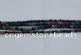 CLV520 15.5 inches 4mm round mixed lava beads wholesale