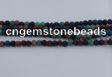 CLV521 15.5 inches 6mm round mixed lava beads wholesale