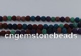 CLV522 15.5 inches 8mm round mixed lava beads wholesale